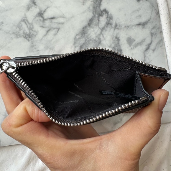 NEW MICHAEL KORS Cooper Slim Pebbled Leather Zip Wallet Card Holder - Picture 8 of 11